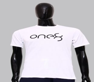 Men's Round Neck Printed T Shirt In Polycotton XL