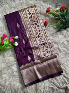 Authentic Bomkai Paithani Saree - Royal Maharashtrian Heritage