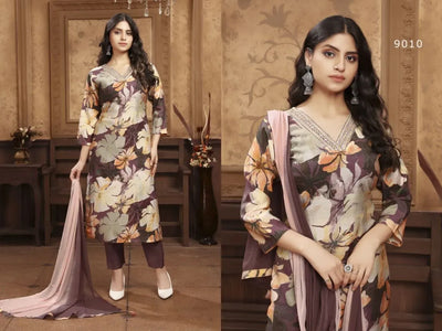 Authentic Chanderi Handwork Kurti Set - Elegant Festive Wear for Women