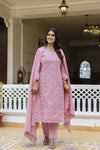 Authentic Chikankari Cotton Kurti Set - Elegant Festive Wear for Women