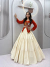 Authentic Cotton Lehenga Choli with 9m Flair for Navratri Garba