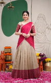 Authentic Kanjivaram Silk Lehenga - Zari Weaving Work for Festive & Bridal Wear