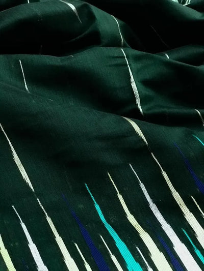 Authentic Puran Silk Saree - Handcrafted Multi-Color for Festive Wear