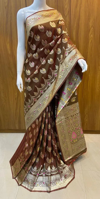 Authentic Pure Silk Paithani Saree - Jari Weaving for Women