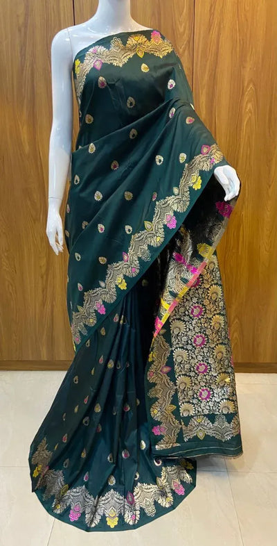 Authentic Pure Silk Paithani Saree - Jari Weaving for Women