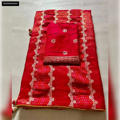 Exquisite Banarasi Matka Silk Saree for Women | Kanchipuram Zari Weave Ethnic Wear Online