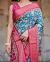 Banarasi Silk Digital Print Saree for Women | Festive & Celebration Wear