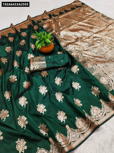 Buy Banarasi Silk Zari Weaving Saree for Women Online | Festive & Wedding Ethnic Wear