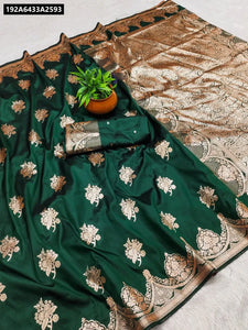 Buy Banarasi Silk Zari Weaving Saree for Women Online | Festive & Wedding Ethnic Wear