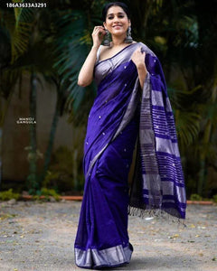 Banarasi Soft Silk Saree Woven for Women | Festive & Casual Wear