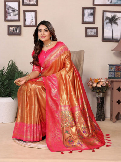 Banarasi Tissue Silk Saree for Women | Heritage Festive Wear