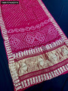 Bandhani Gota Patti Gajji Silk Saree for Women - Traditional Festive & Ethnic Wear