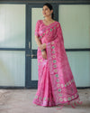 Bandhani Linen Saree Traditional Women's | Festive & Casual by TrendBuy