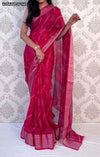 Buy Bandhani Print Marshmellow Saree for Women | Festive Ready Ethnic Wear Online