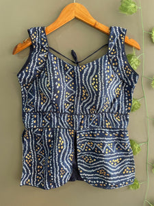 Bandhani Printed Designer Koti for Women | Navratri Special