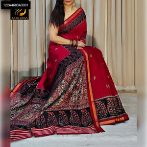 Buy Beautiful Mal Cotton Saree for Women | Festive & Daily Wear Ethnic Saree Online