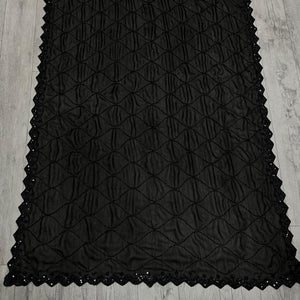 Black Georgette Handwork Saree for Women | Party Wear