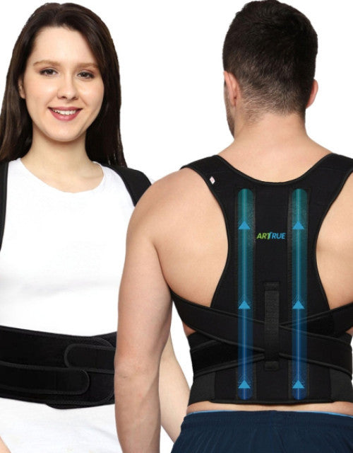 Breathable and adjustable posture corrector belt for men and women