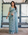 Breeze Linen Saree Women's | for Brunches & Summer Soirées by OCEAN
