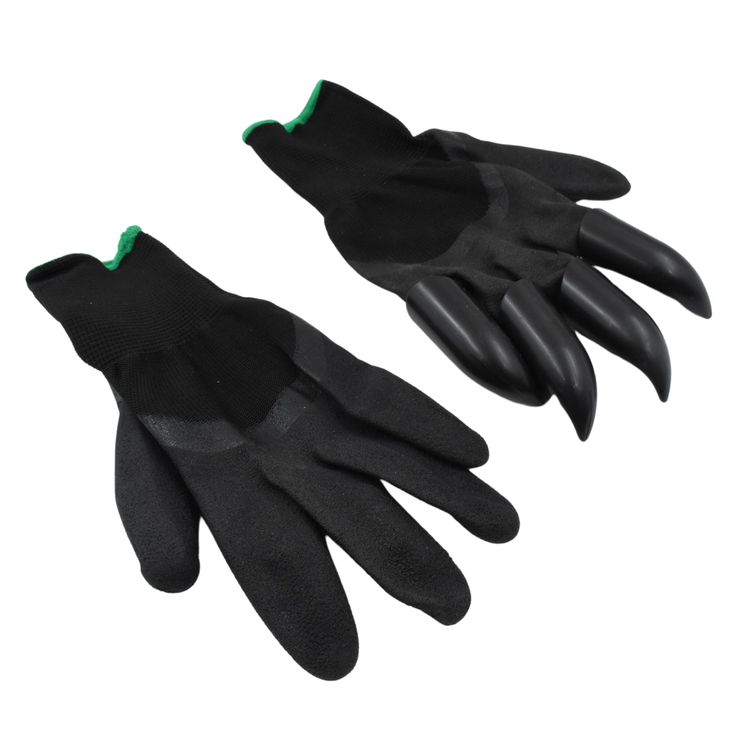 Garden Farming Gloves With Hand Fingertips  Plastic Claws (1 Pair) - TREND BUY