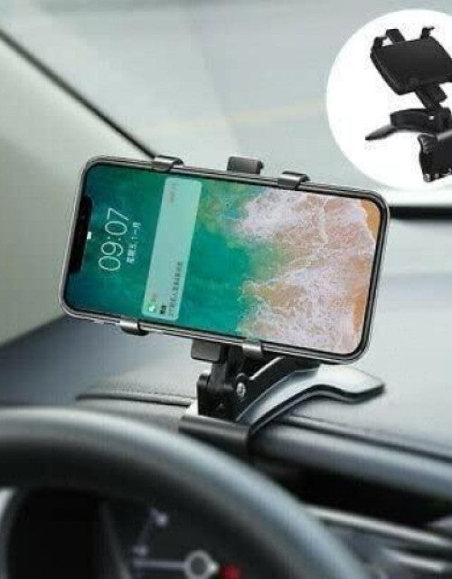 Car cradle mobile phone holder mount stand, featuring 360-degree rotation