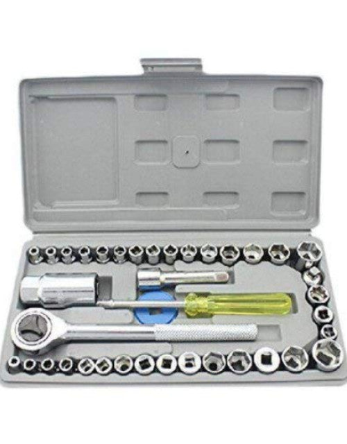 Car sleeve combination tool kit for automotive screw removal and installation