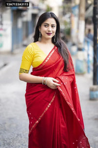 Chanderi Cotton Bandhani Saree for Women | Ethnic Wear