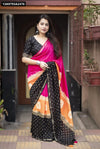 Buy Chanderi Cotton Bandhani Saree for Women Online | Festive & Ethnic Wear