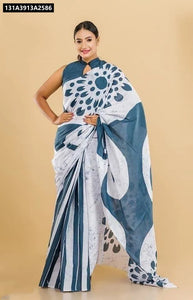 Chanderi Cotton Batik Print Saree for Women | Casual & Ethnic Wear Online