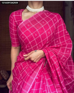 Buy Chanderi Cotton Digital Print Saree for Women | Traditional & Ethnic Wear Online