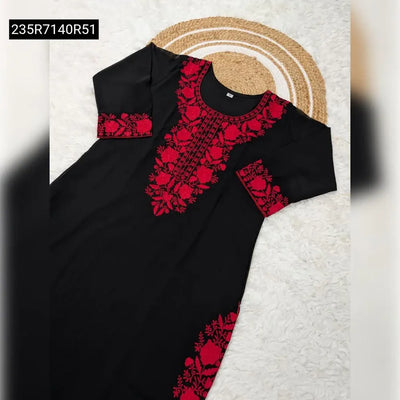 Chic Fox Blooming Georgette Embroidered Kurta Set for Women | Festive & Party Wear