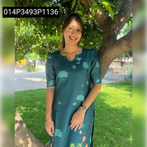 Chic Printed Cotton Women's Kurti Set | Festive Ready