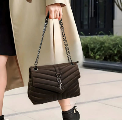 TRENDBUY Chic Quilted Shoulder Crossbody Bag for Women - Everyday & Ethnic Style