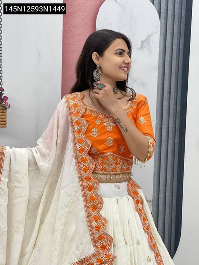 Chinon Embroidered Lehenga for Women | Festive & Wedding Ethnic Wear Online