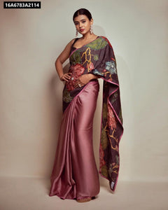 Chinon Silk Kalamkari Saree for Women | Festive & Traditional