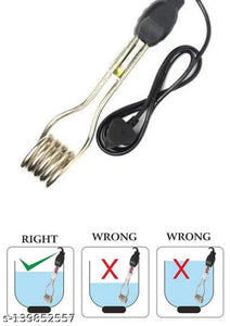 Premium Stainless Steel Immersion Water Heater Rod (1500W, Silver) for Instant Home Heating