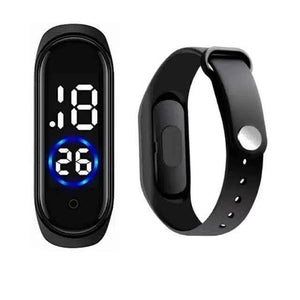 Digital Watch for Kids (Black, Pack of 2)