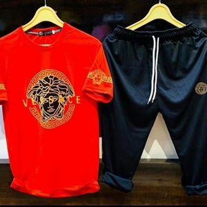 Adidas summer tracksuit (Red & Black) | TRENDBUY
