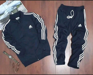 Adidas tracksuit lycra (NavyBlue) | TRENDBUY