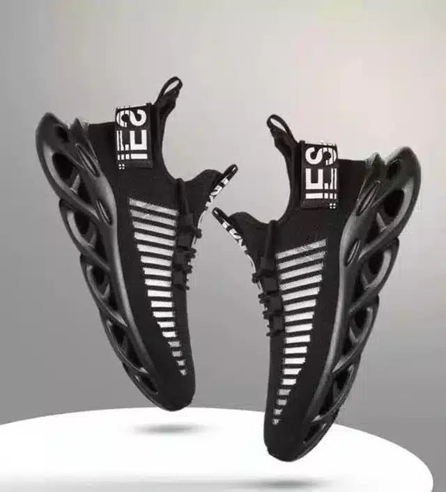 Stylish Sports Shoes For Men – Black, 10