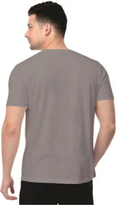 Half Sleeves Printed T-Shirt for Men (Grey, S) | TRENDBUY