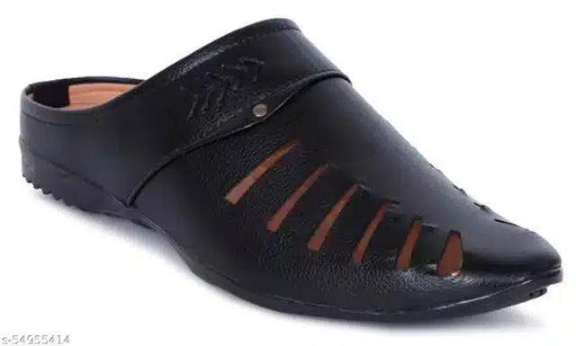 Sandals for Men (Black, 6) - TREND BUY