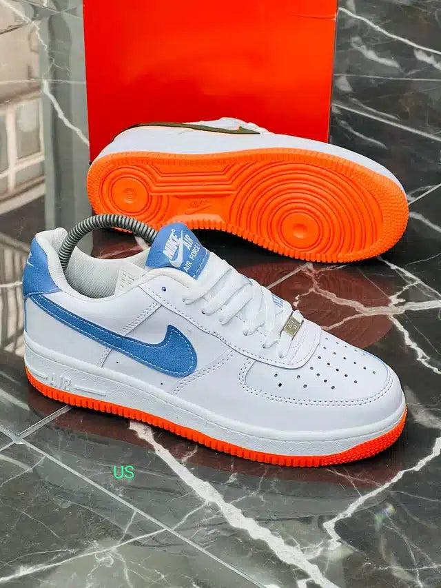 Stylish white men's athletic sneakers