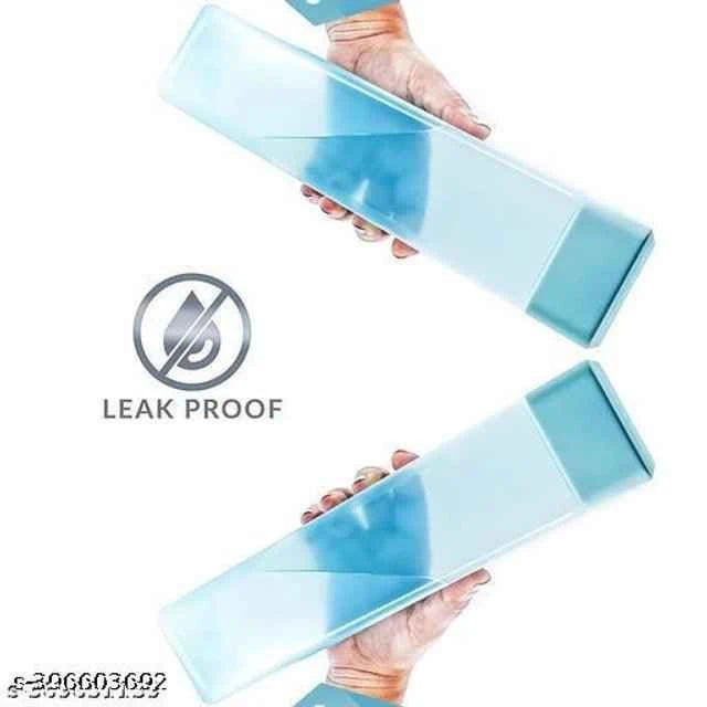 Pack of 6 multicolor 1000ml plastic water bottles