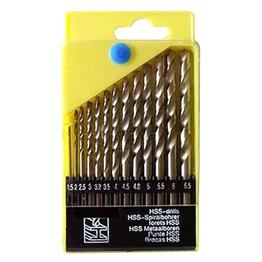 Versatile drill bits for wood, malleable iron, aluminium, and plastic