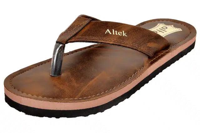 Flip Flops for Men (Brown, 6) - TREND BUY