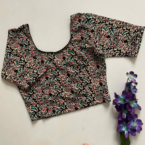 Cotton Ajrak Print Blouse for Women | Traditional Ethnic Wear