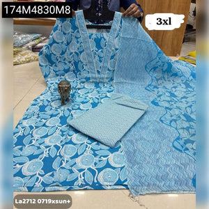 Cotton Kurti Pant with Dupatta Set for Women | Casual & Everyday Wear