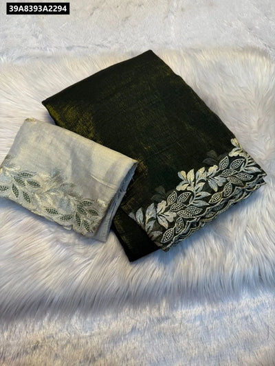 Crunchy Art Silk Saree for Women | Embroidered Festive Wear & Ethnic Wear Online