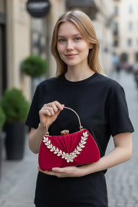 Crystal Embellished Clutch for Women - Party, Bridal & Ethnic Wear Online